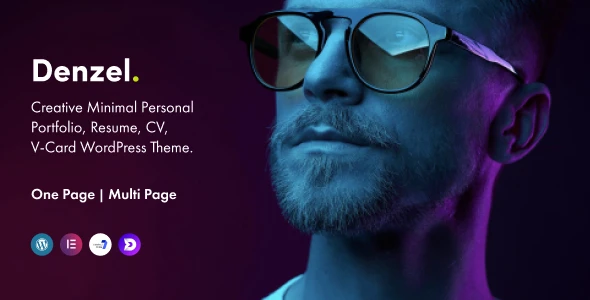 Denzel – Creative Minimal Portfolio WordPress Theme