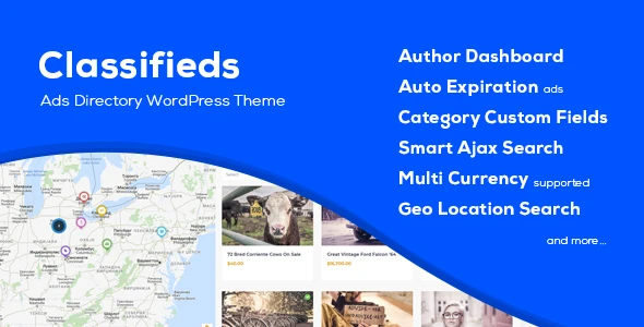 Classifieds – Classified Ads WordPress Theme